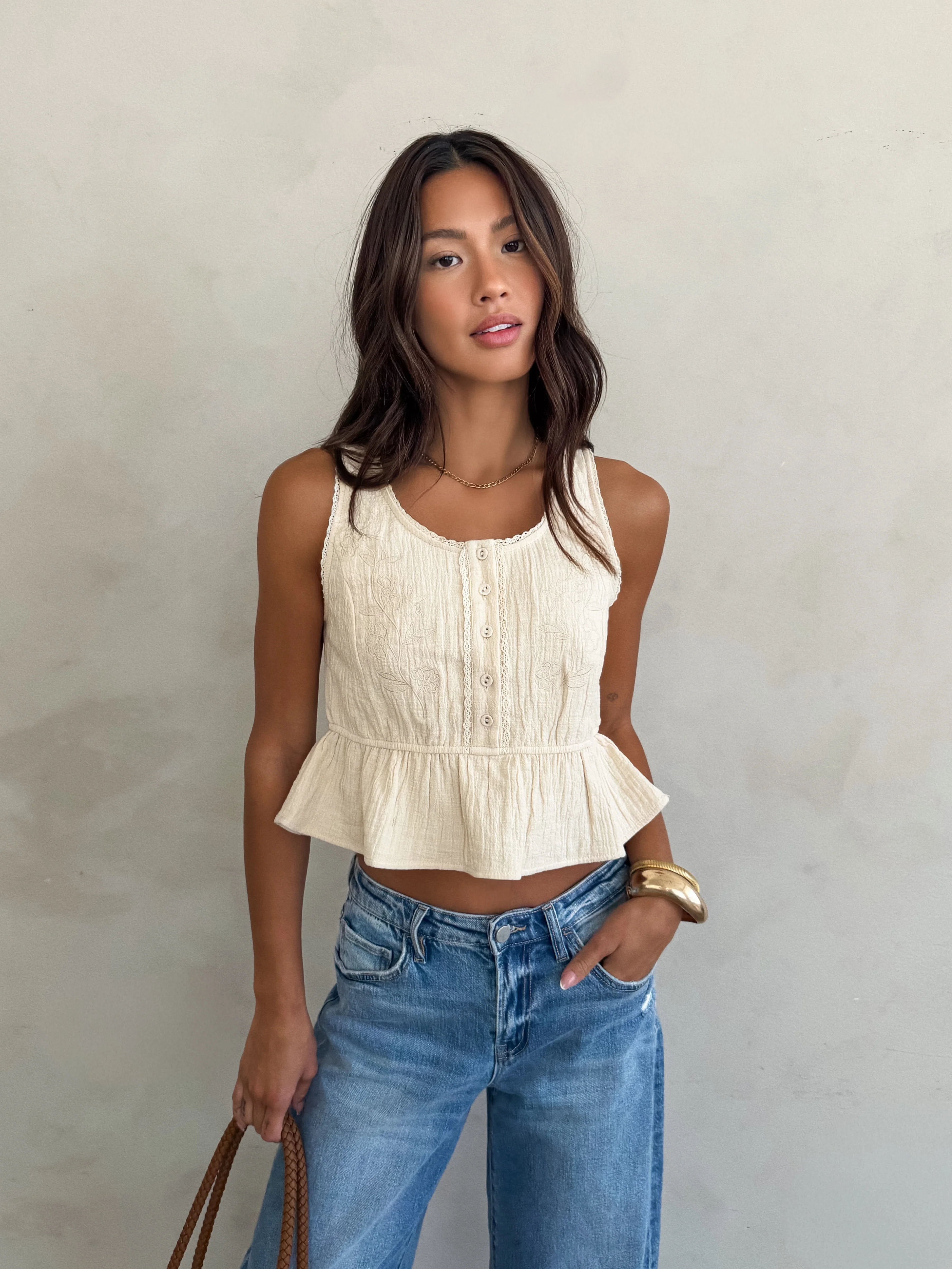 Zadie Ruffle Tank Top - Image 3