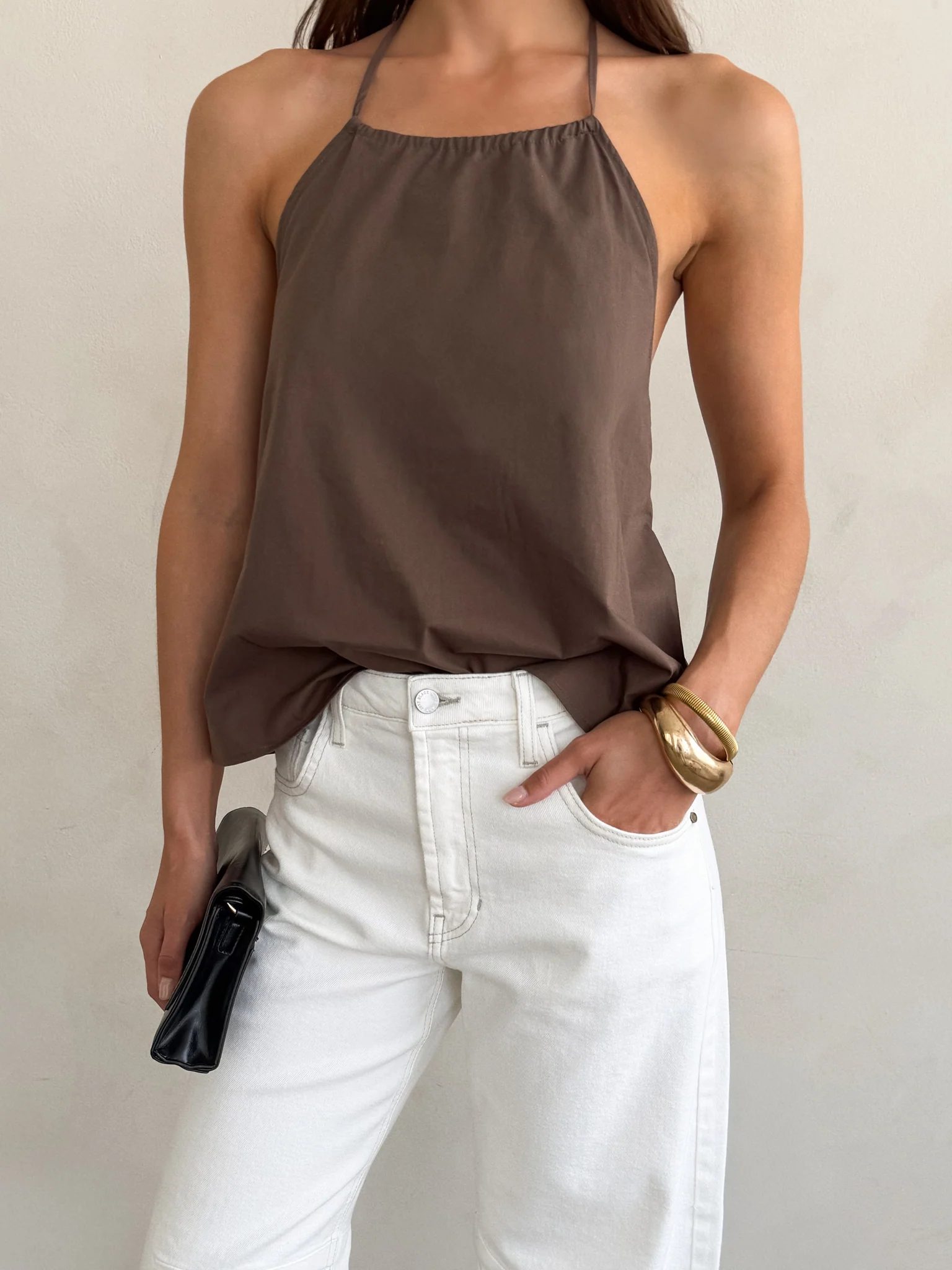 Cocoa Halter Top - Image 3