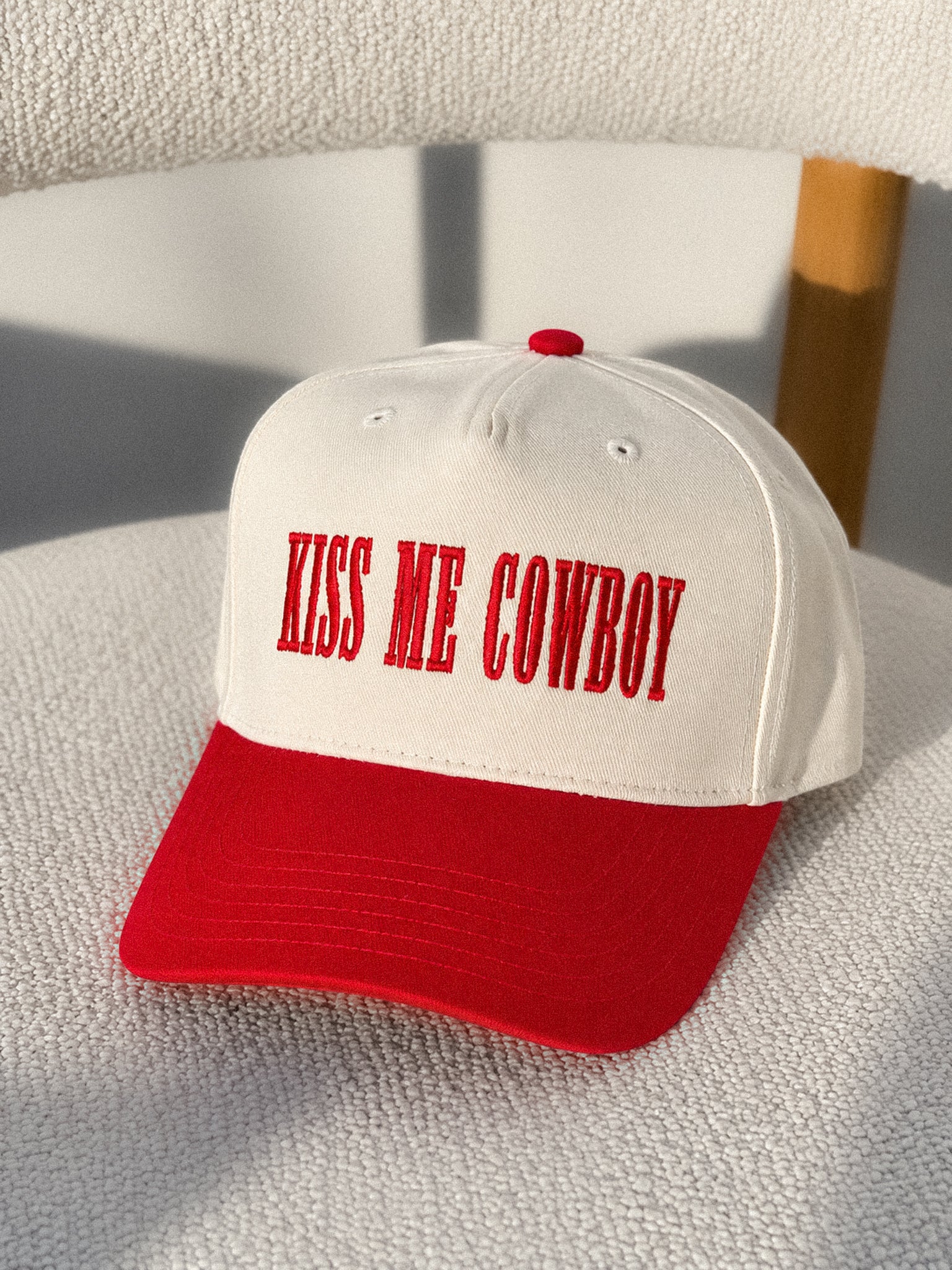 Kiss Me Cowboy Trucker Hat