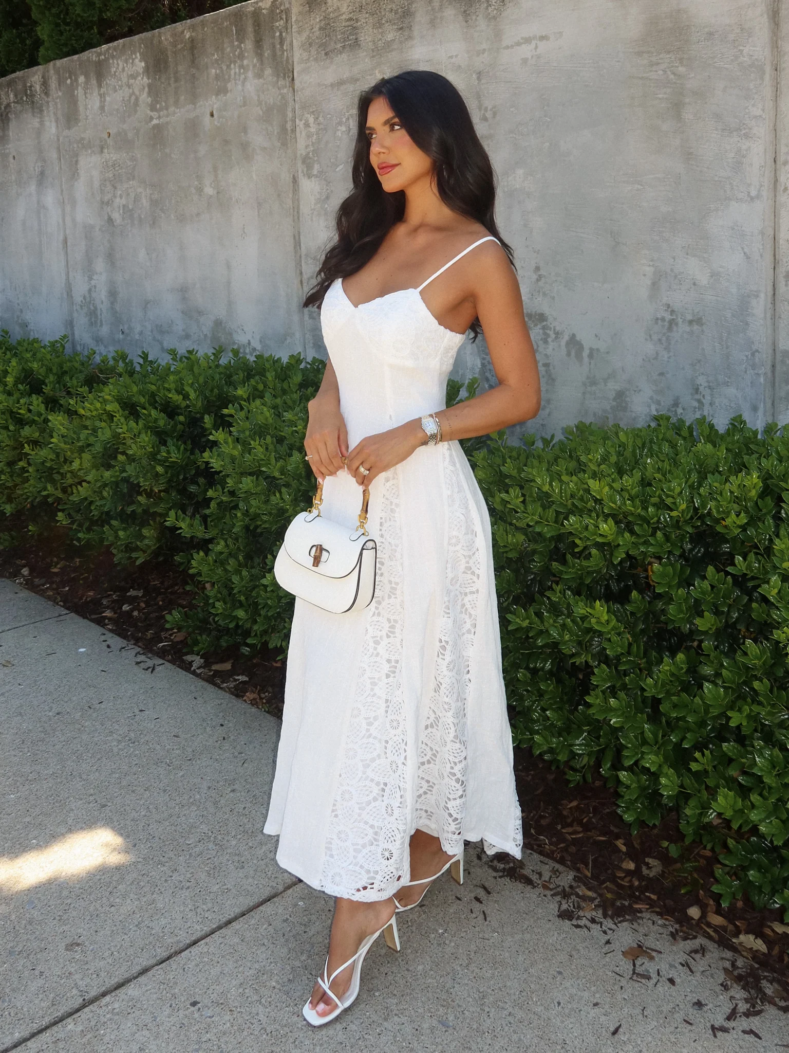 Paola Lace Midi Dress - Image 4