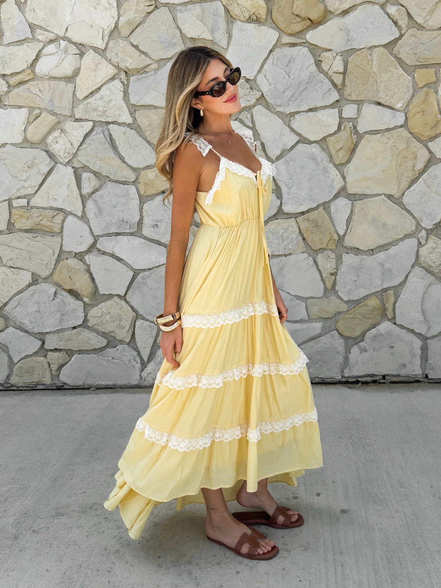 Belia Lace Maxi Dress - Image 5