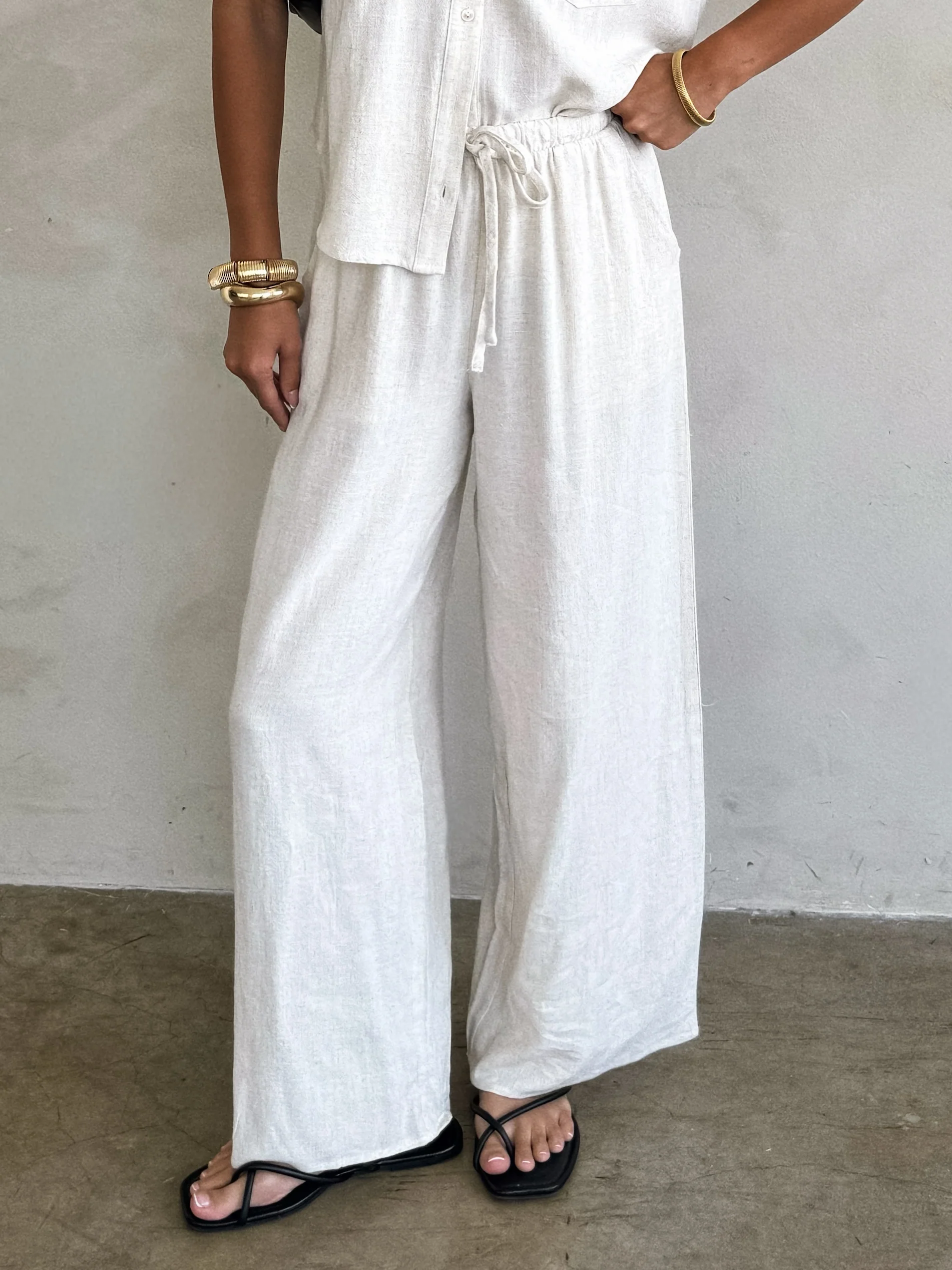 Camden Linen Top and Pants
