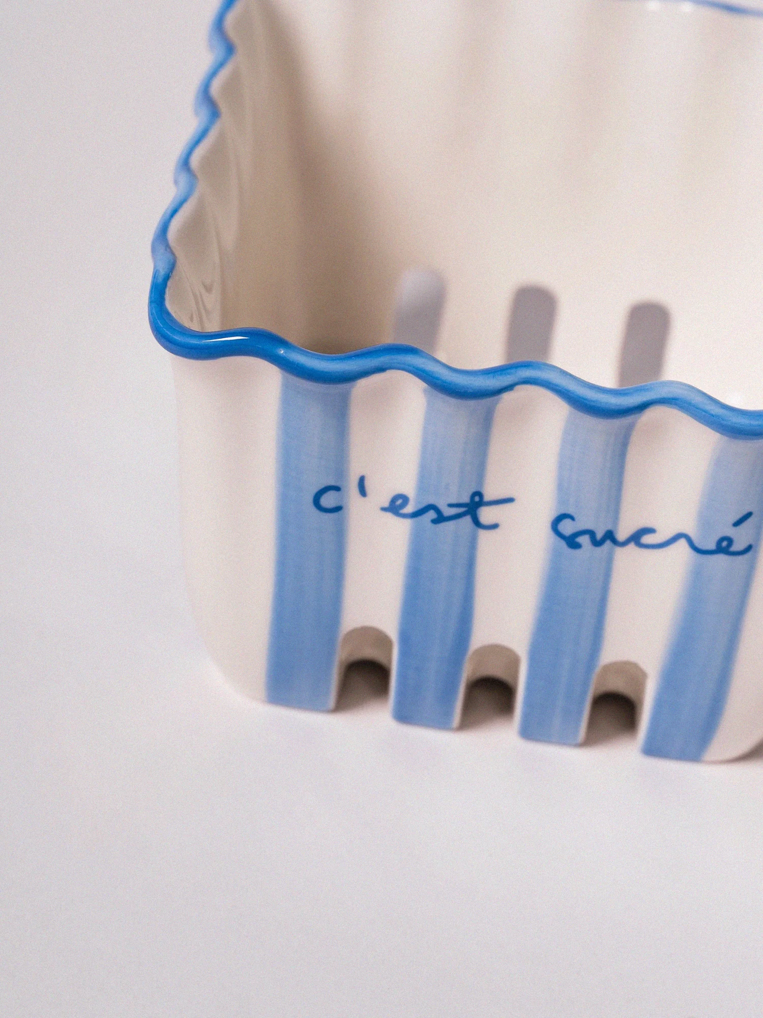 Kinsey Mini Berry Basket in Blue - Image 2