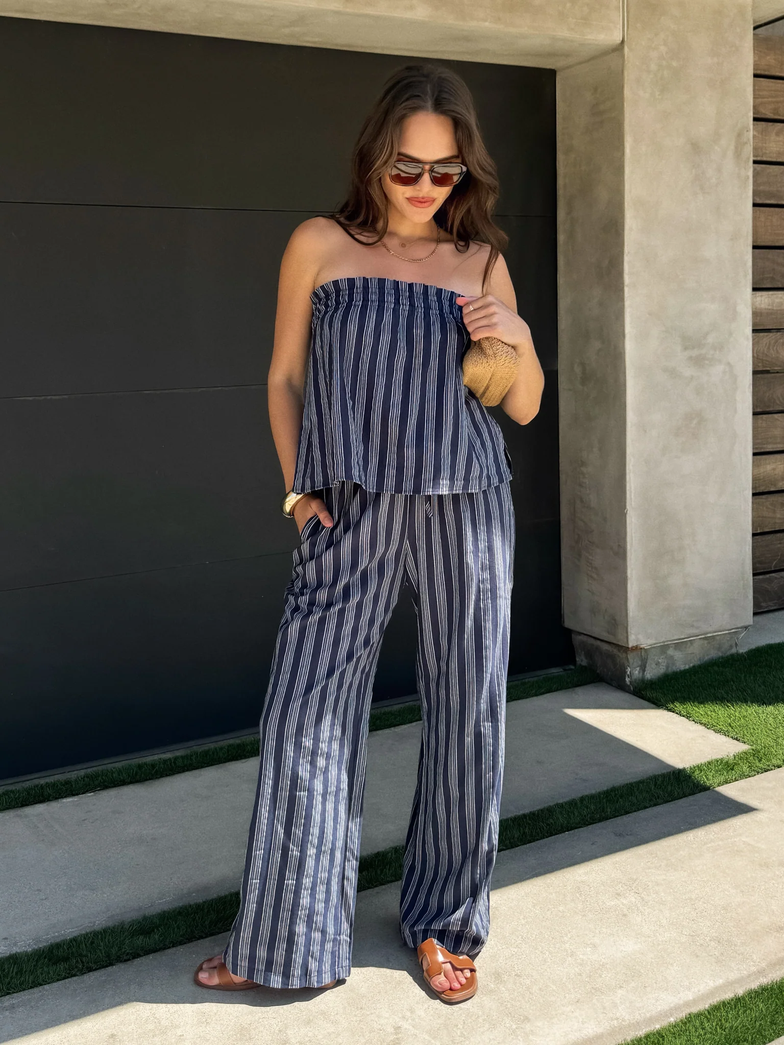 Solana Stripe Tube Top - Image 12